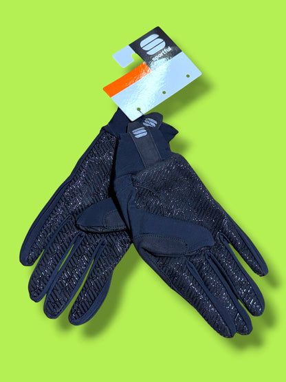 No Rain Thermal Gloves|Total Energies |BioRacer  Pro Cycling Kit