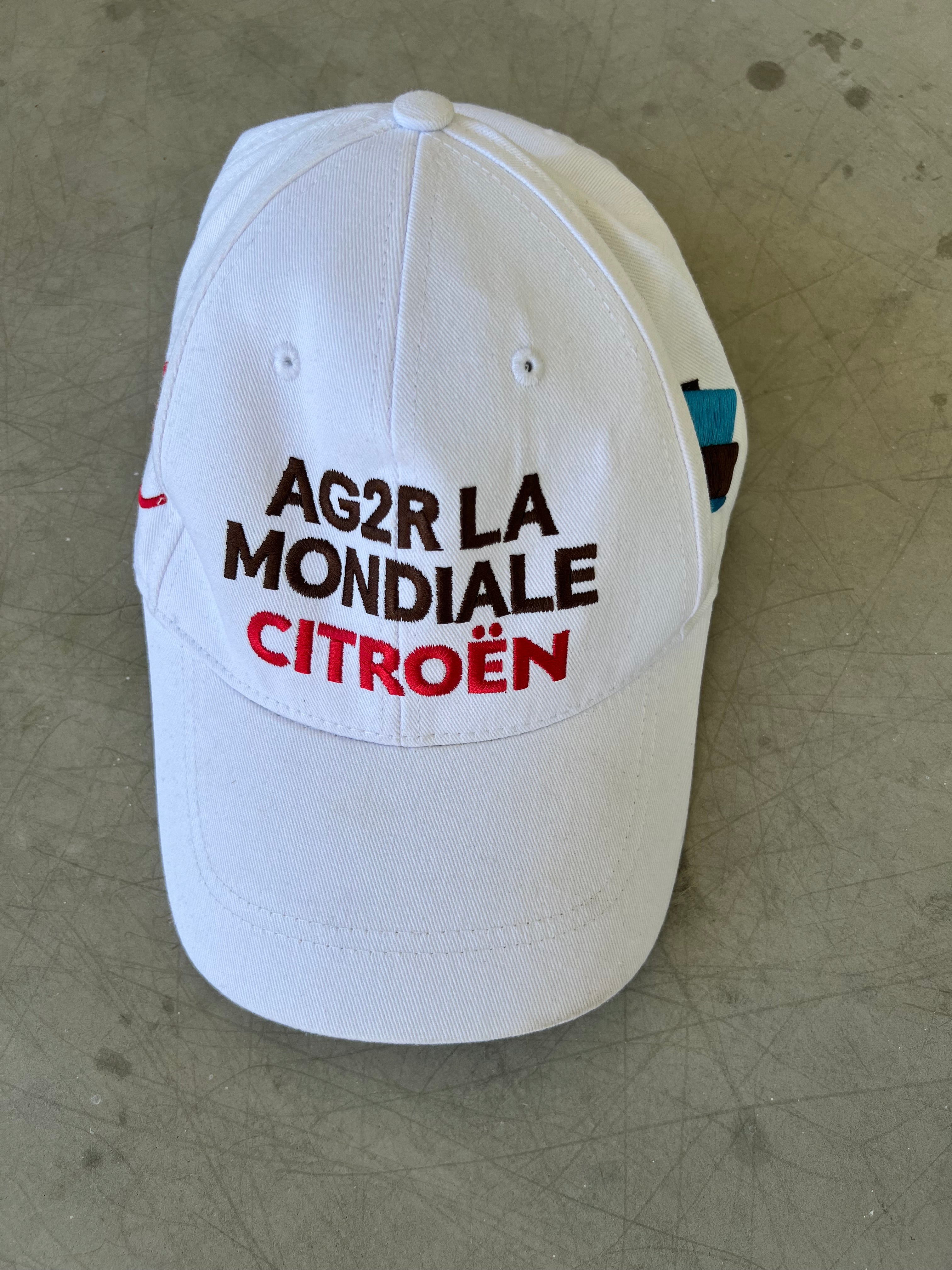 AG2R Citroen | Podium Cap | White | Rider-Issued Casual Team Kit
