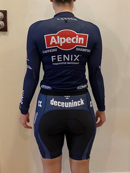 Alpecin Fenix Women | Kalas Kit Bundle - Thermal Jersey and Warmers - Clearance | S | Rider-Issued Pro Team Kit