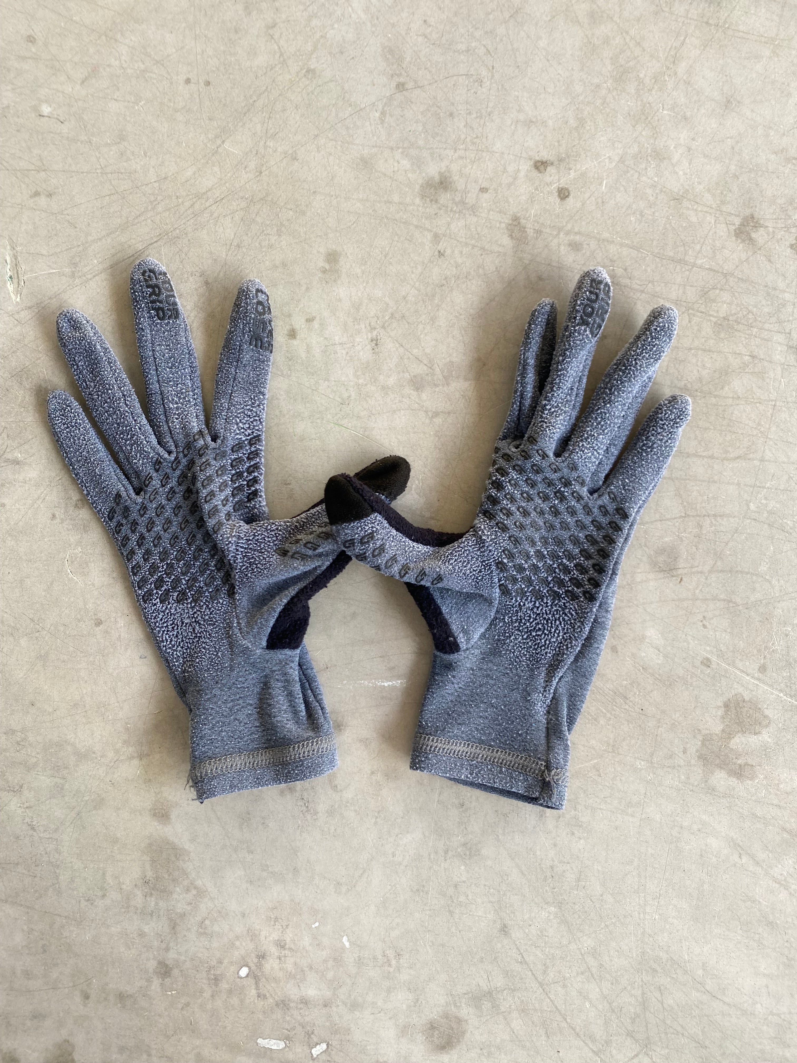 Alpecin Fenix Women | Grip Grab Long Finger Fleece Gloves | XS | Rider-Issued Pro Team Kit