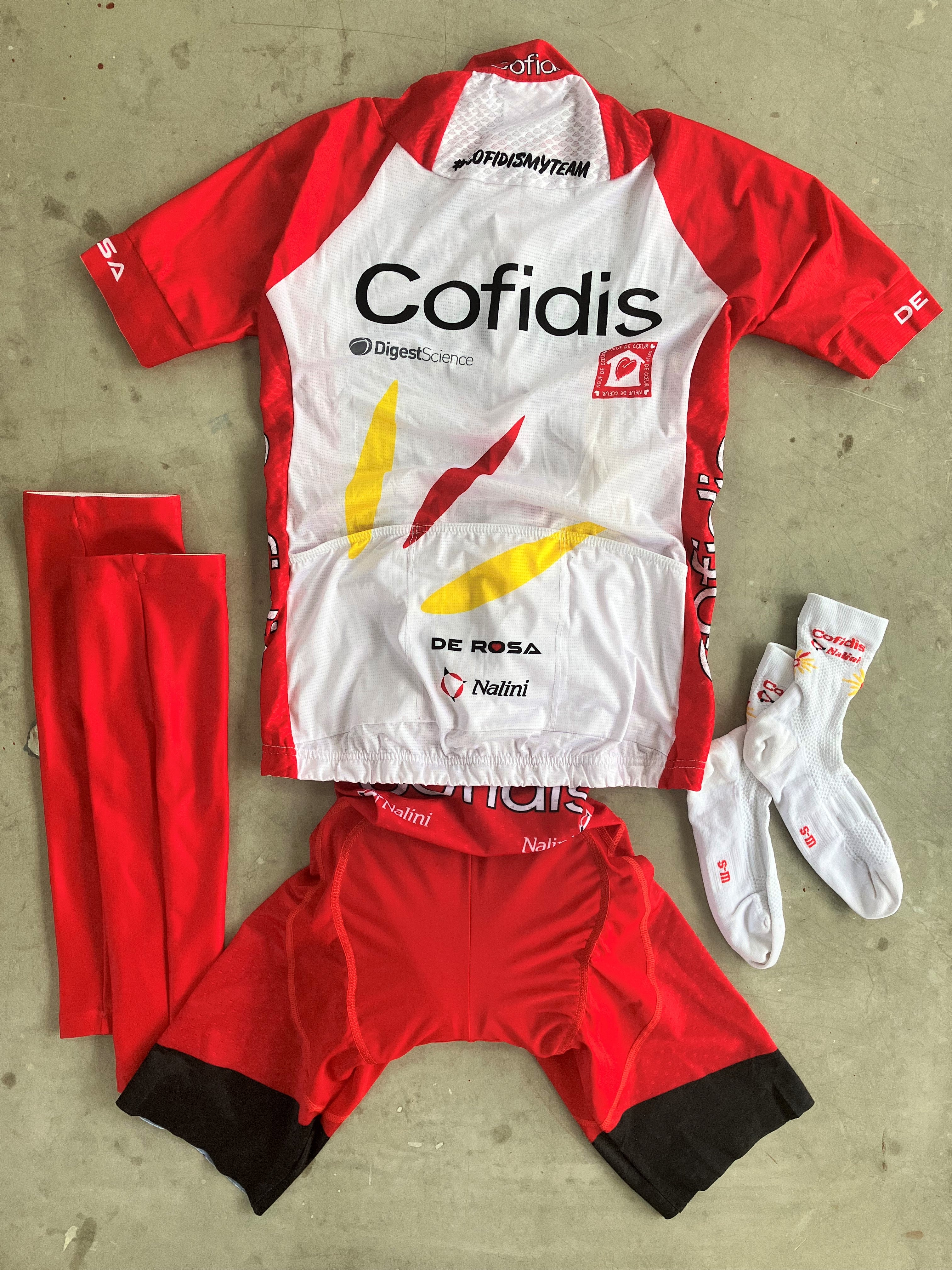 Cofidis | Nalini Bundle - Jersey, Bibs, Socks, Arm Warmers | S | Rider-Issued Pro Team Kit