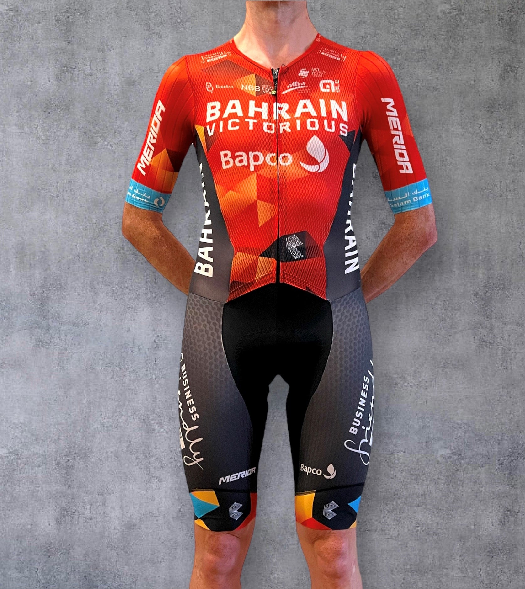 Thermal Aero Suit | Ale | Team Bahrain Victorious | Pro Cycling Kit