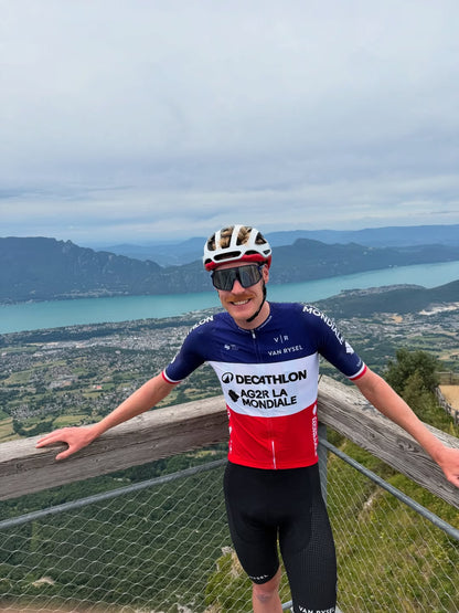 Dorian Godon Aero Jersey  Lightweight Short Sleeve  | Decathlon AG2R La Mondiale  | Van Rysel | Pro Cycling Kit